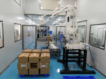 8-12 箱 / 分钟高速码垛，华体会网页版-华体会(中国)线设备赋能企业智能升级